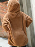 'Diora' Fleece Fur Open Coat - Celes Fashion